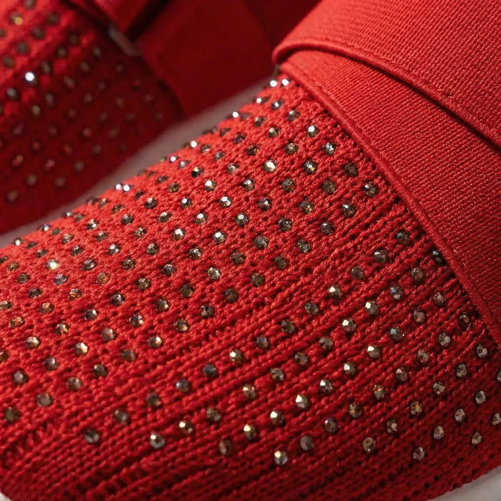 Sparkelle - Slip-On Sneaker With Rhinestone Detail