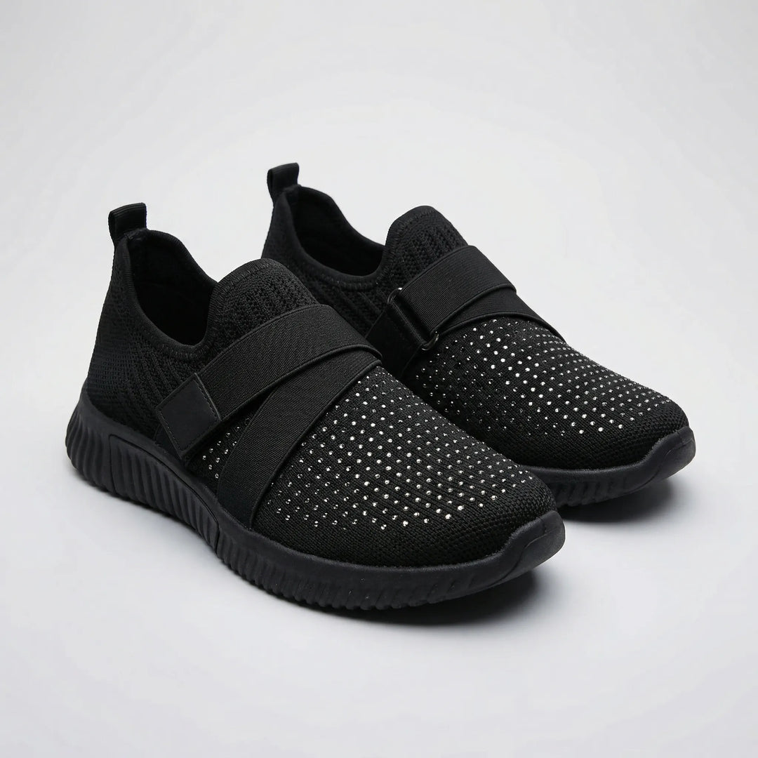 Sparkelle - Slip-On Sneaker With Rhinestone Detail