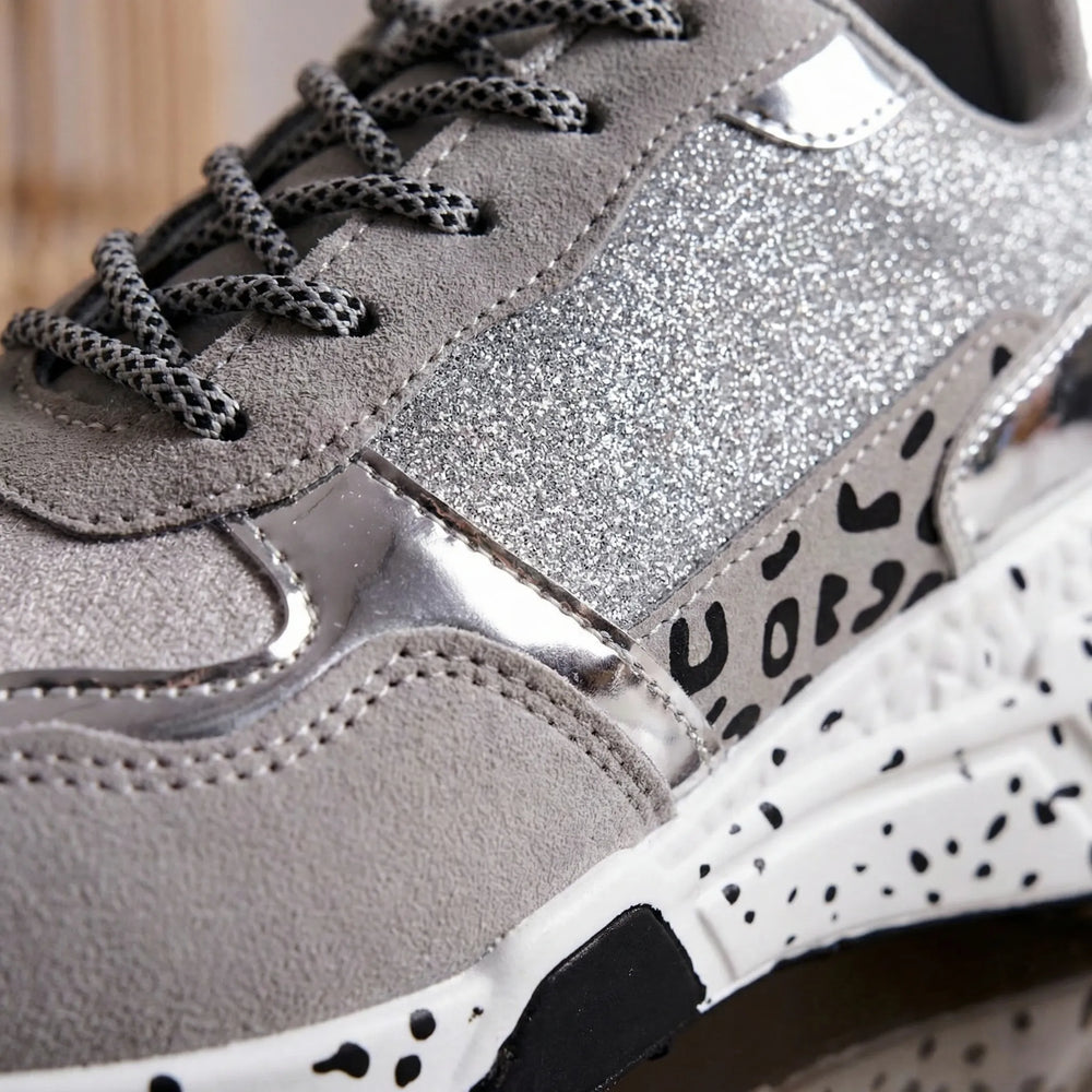 Specklova - Chunky Platform Lace-Up Sneaker