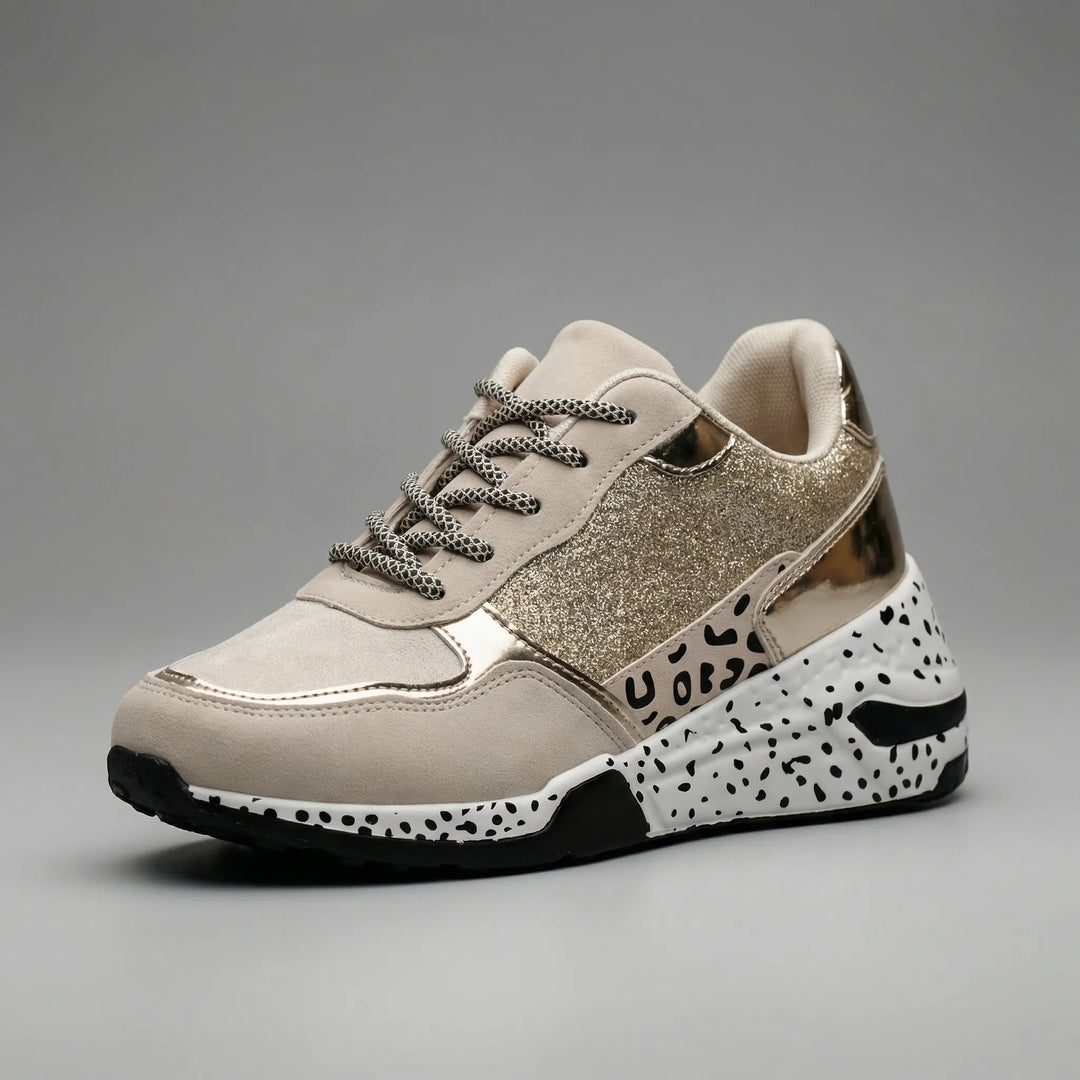 Specklova - Chunky Platform Lace-Up Sneaker