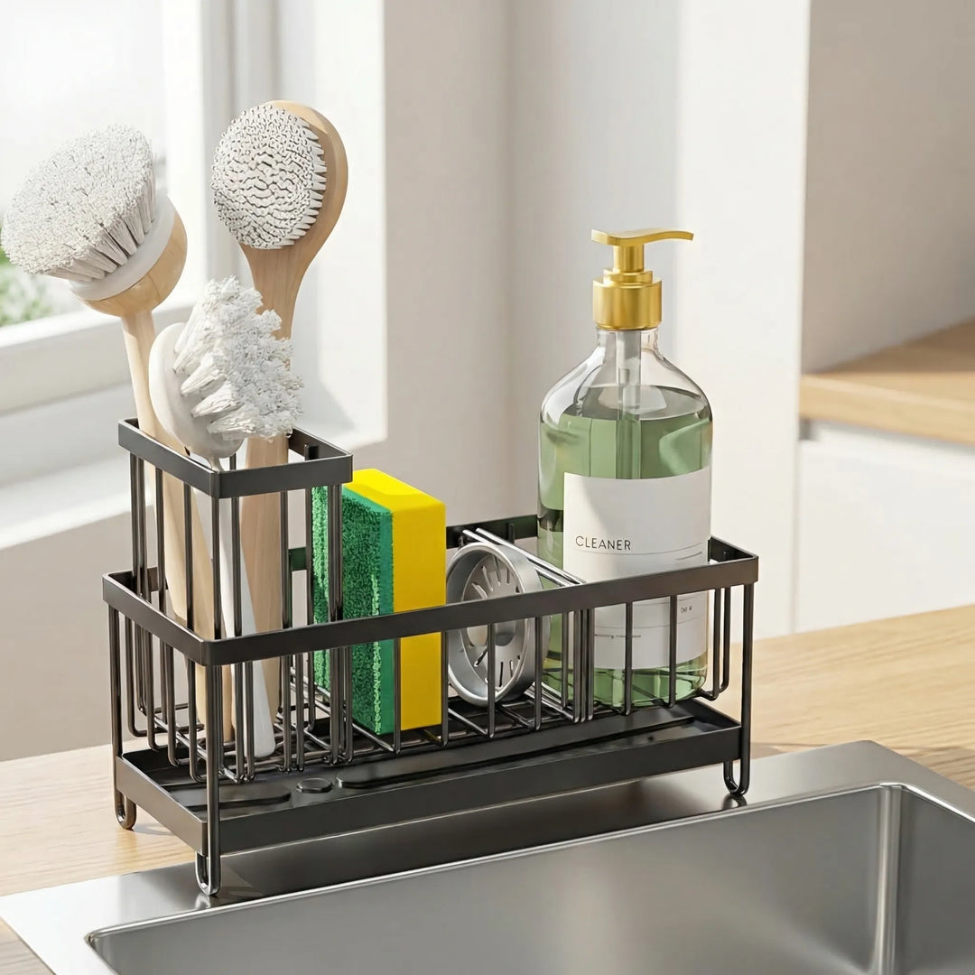 Sponzara - Freestanding Multi-Compartment Sink Caddy