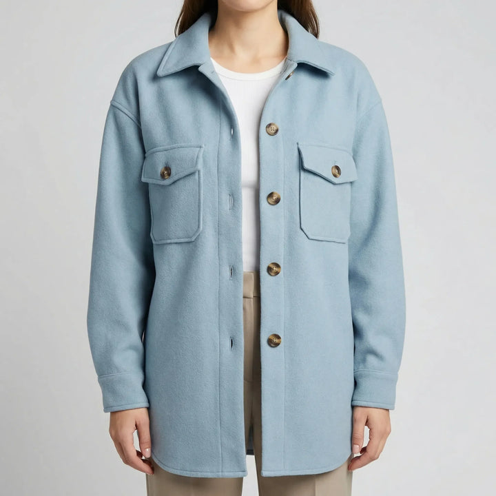Sprezza - Long-Line Button-Front Women's Jacket