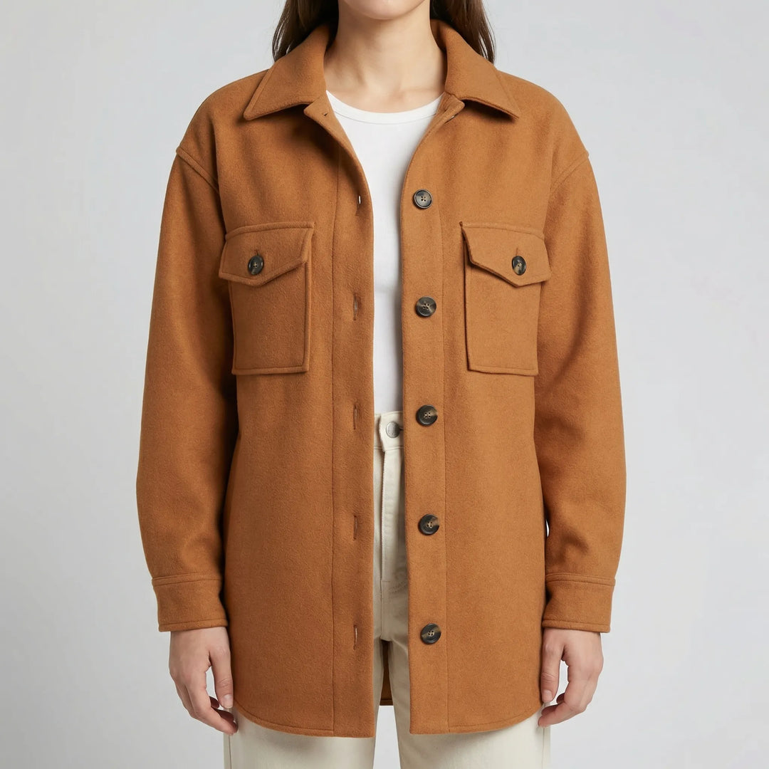Sprezza - Long-Line Button-Front Women's Jacket