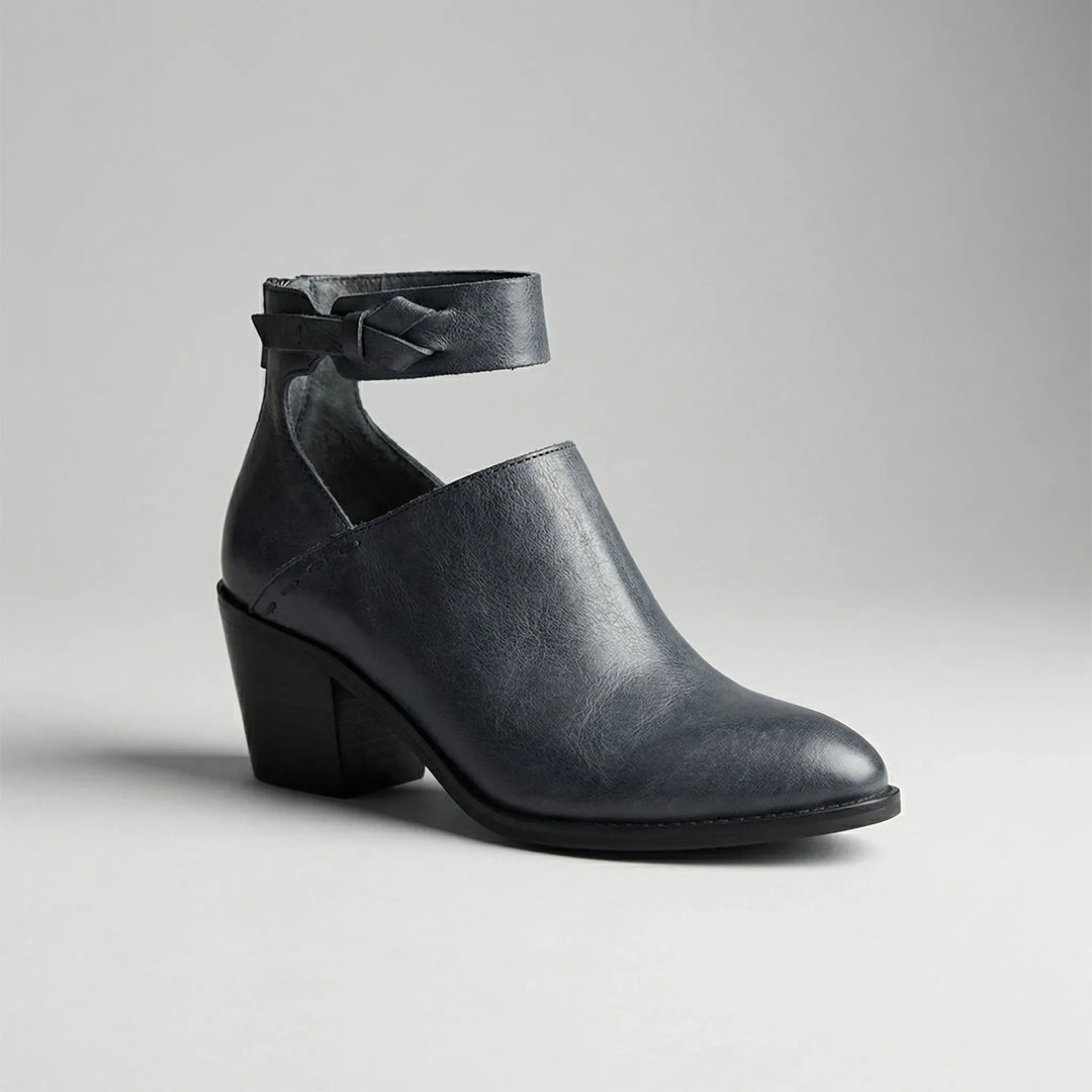 Staccara - Block Heel Ankle Bootie For Women