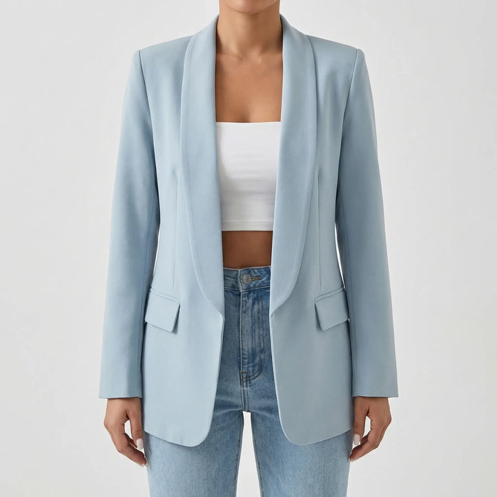 Stellona - Structured Open-Front Women's Blazer