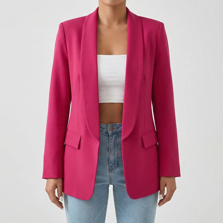 Stellona - Structured Open-Front Women's Blazer