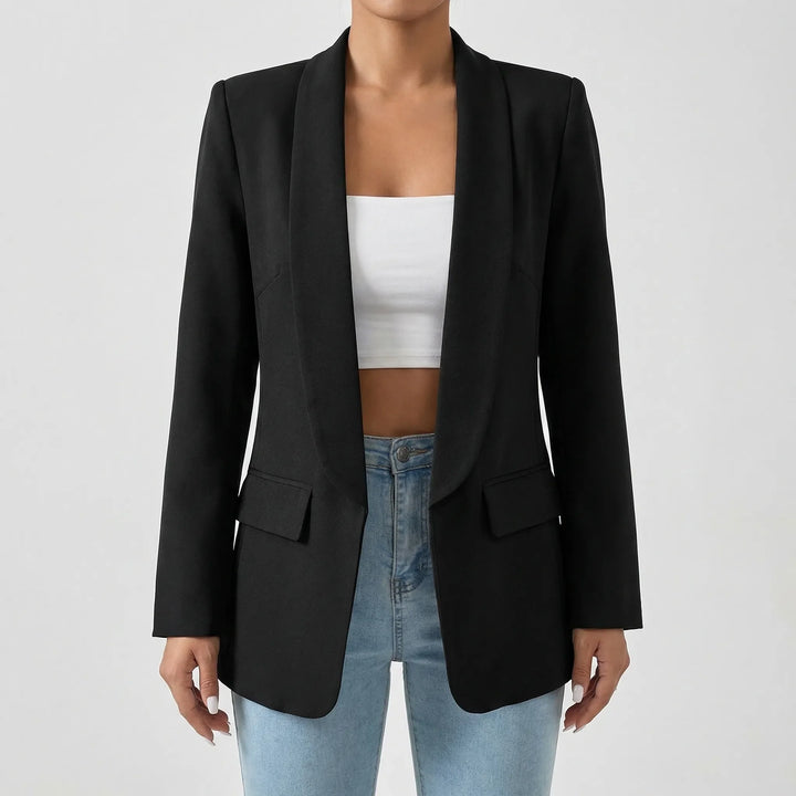 Stellona - Structured Open-Front Women's Blazer