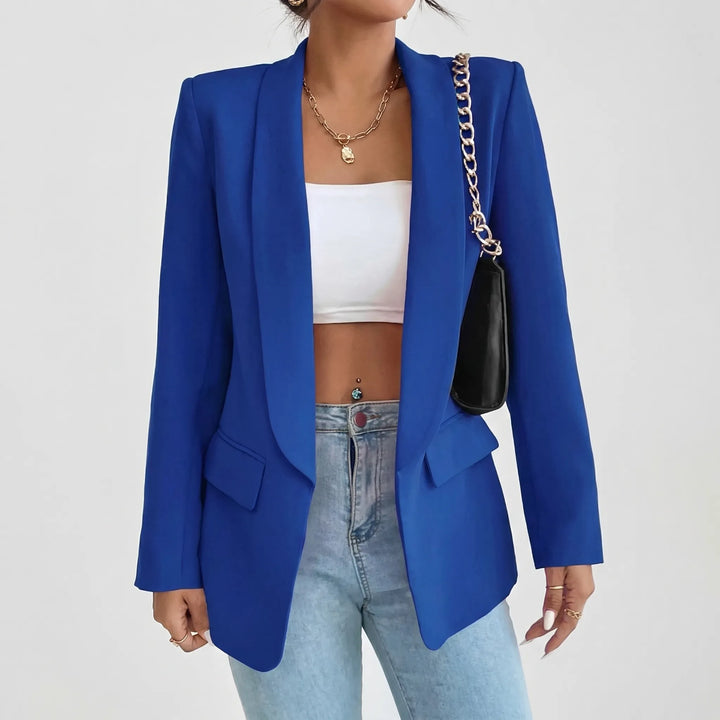 Stellona - Structured Open-Front Women's Blazer