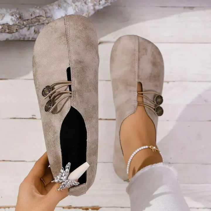Stepriva - Minimalist Flat Slip-On Shoe For Women