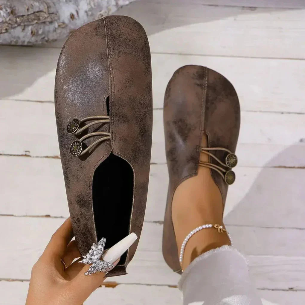 Stepriva - Minimalist Flat Slip-On Shoe For Women