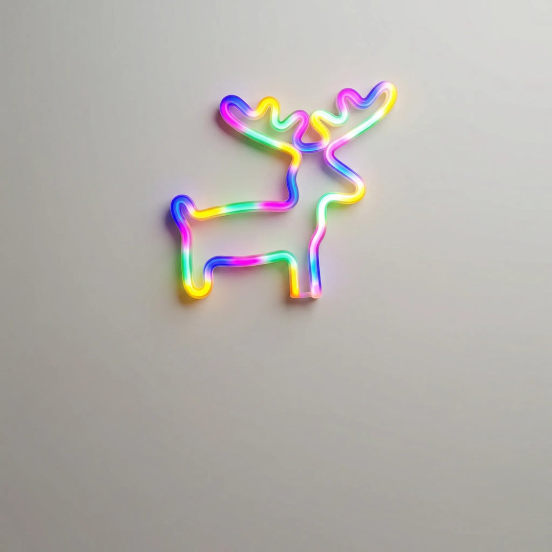 Stockglow - Neon-Style LED Christmas Stocking Sign