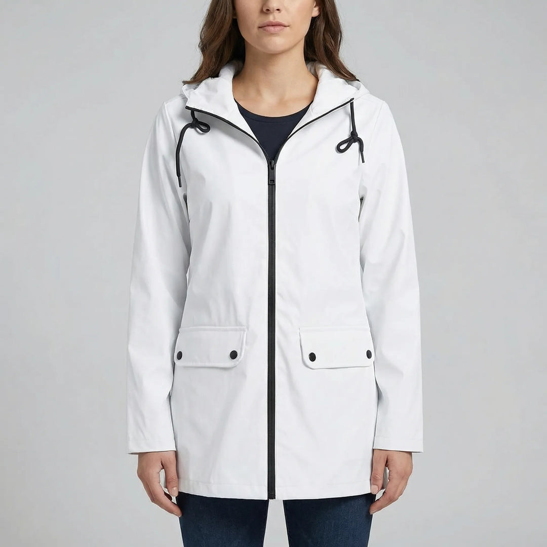 Stormelle - Long Hooded Water-Repellent Jacket