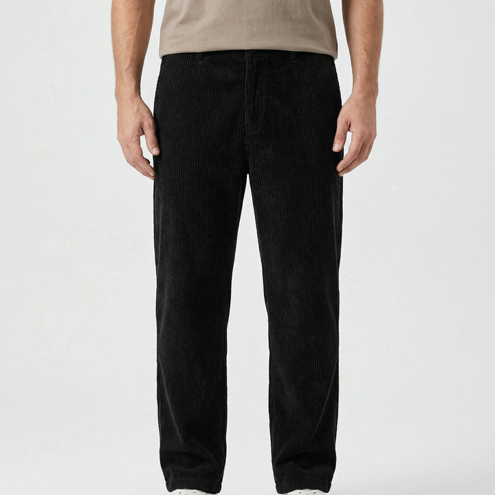 Straivex - Loose Straight-Leg Casual Trousers