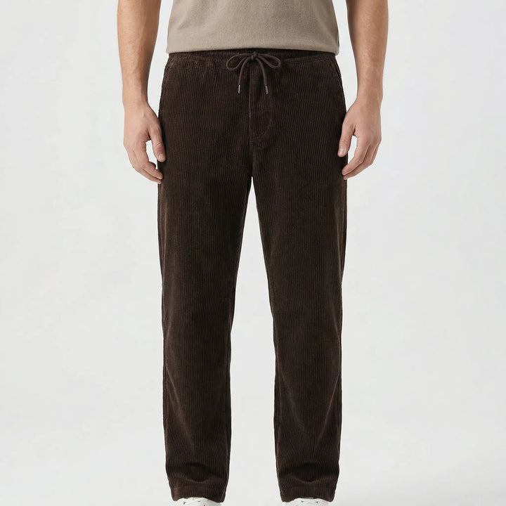 Straivex - Loose Straight-Leg Casual Trousers