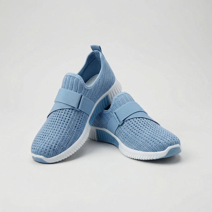 Strapiva - Slip-On T-Strap Flat Shoe