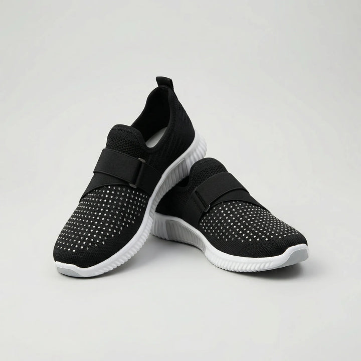 Strapiva - Slip-On T-Strap Flat Shoe