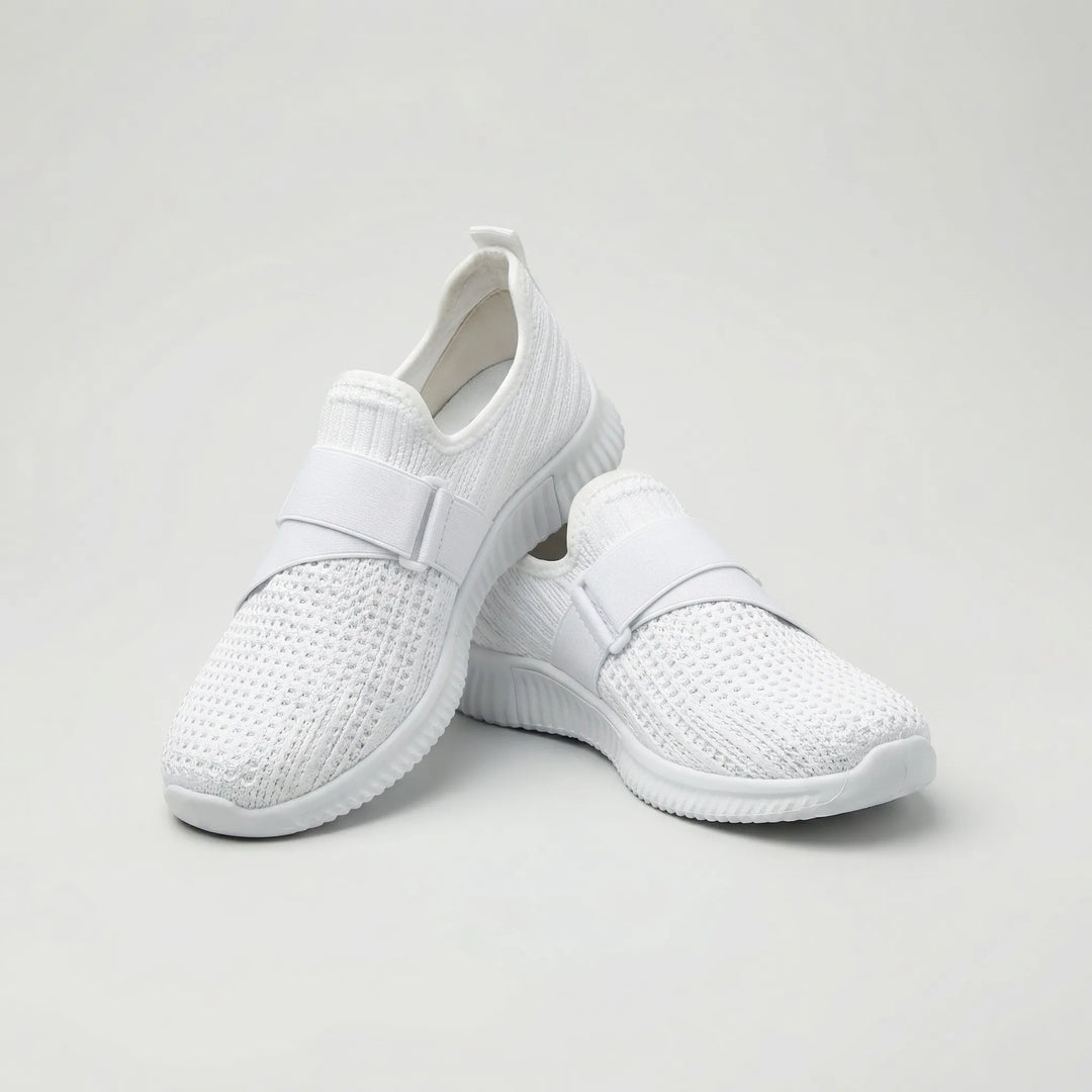 Strapiva - Slip-On T-Strap Flat Shoe