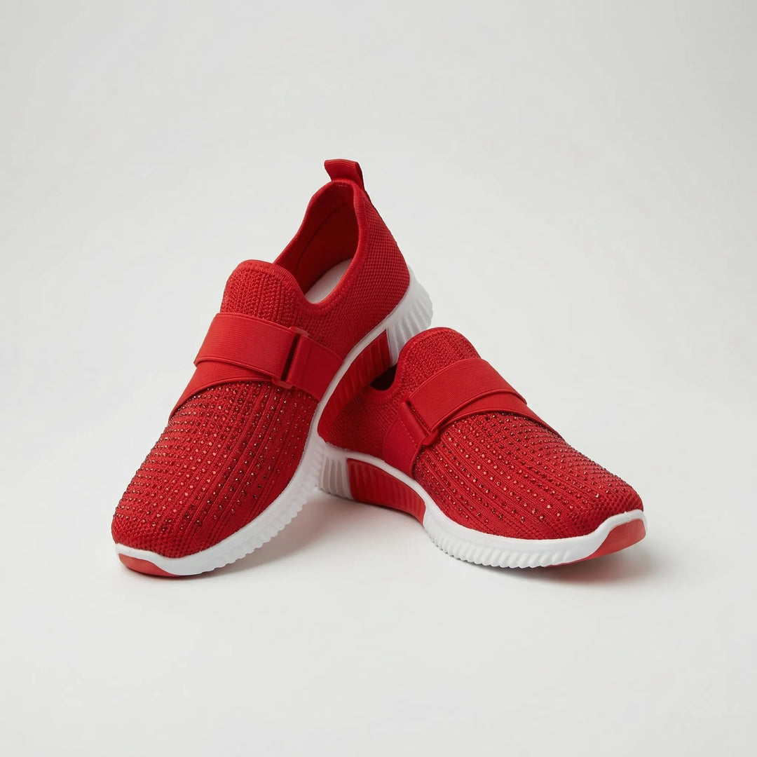 Strapiva - Slip-On T-Strap Flat Shoe