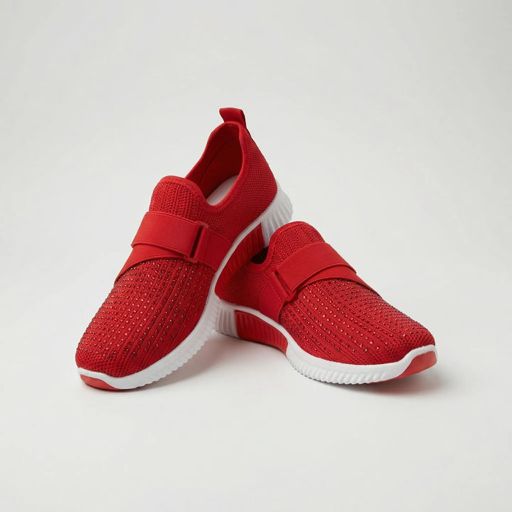 Strapiva - Slip-On T-Strap Flat Shoe