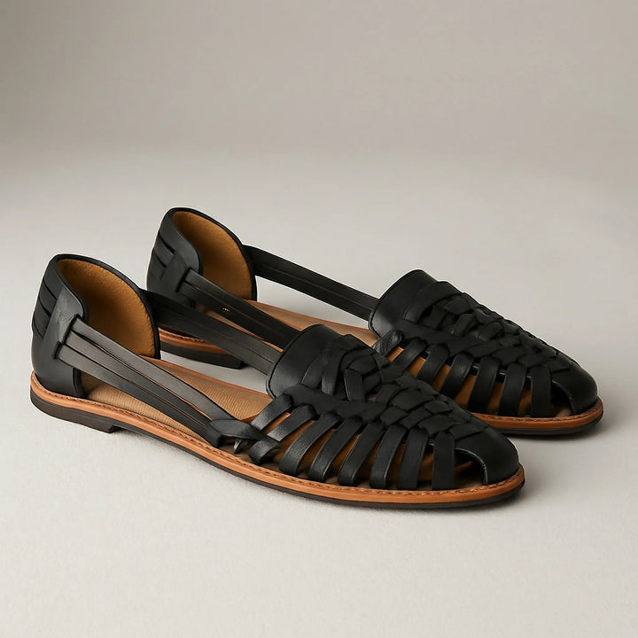 Straventis - Closed-Toe Woven Slingback Sandal