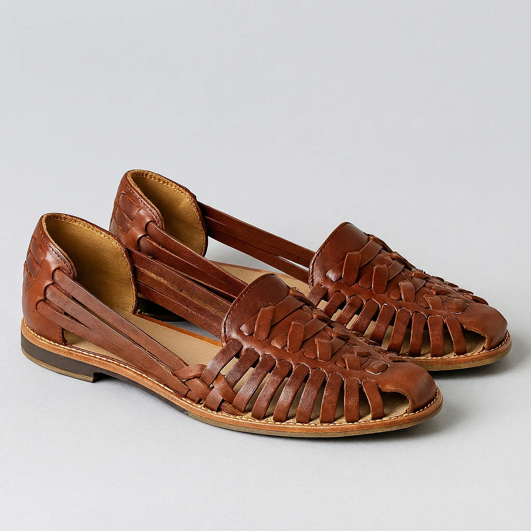 Straventis - Closed-Toe Woven Slingback Sandal
