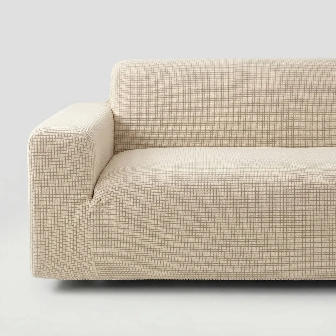 Stretchova - Textured Stretch Sofa Cover With Grip Backing