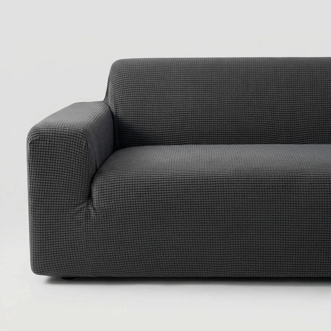 Stretchova - Textured Stretch Sofa Cover With Grip Backing