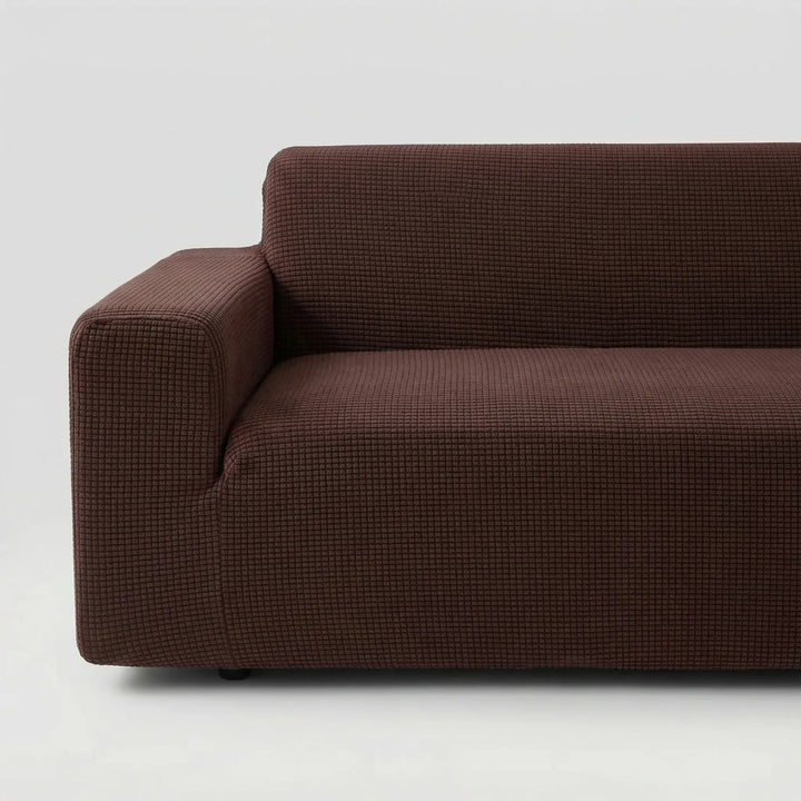 Stretchova - Textured Stretch Sofa Cover With Grip Backing
