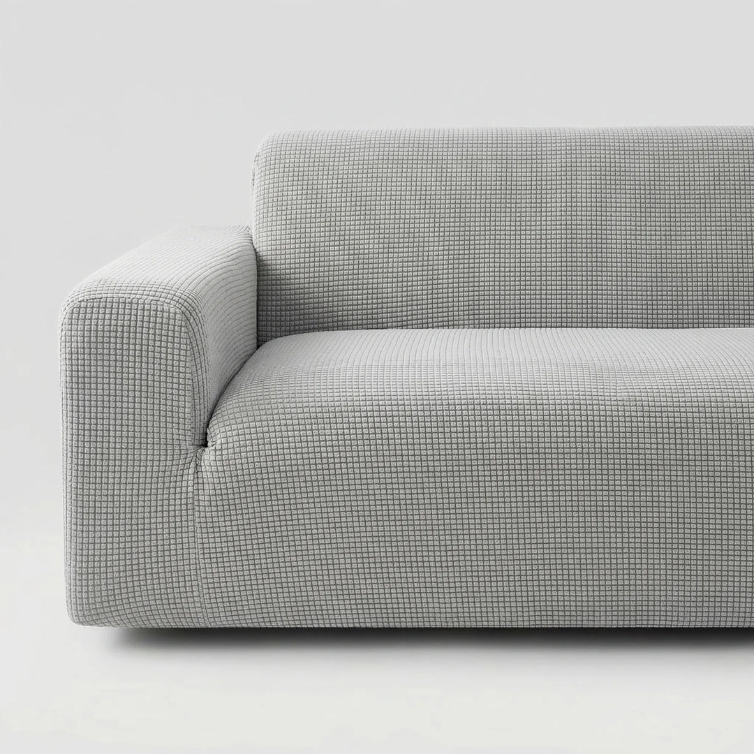 Stretchova - Textured Stretch Sofa Cover With Grip Backing