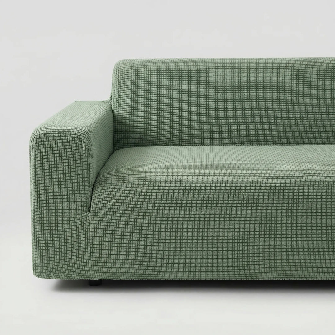 Stretchova - Textured Stretch Sofa Cover With Grip Backing