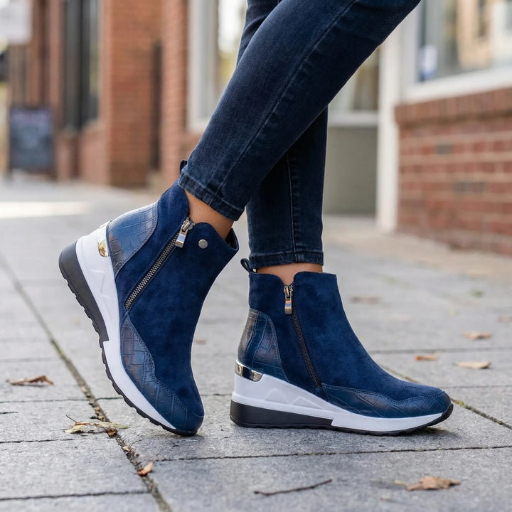 Strexia - Wedge Platform Ankle Boot