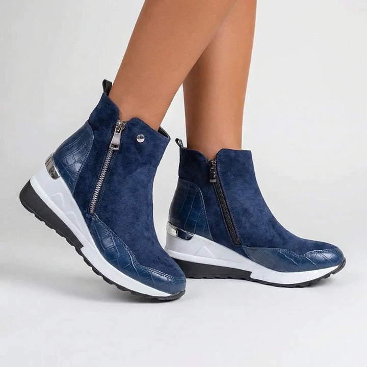 Strexia - Wedge Platform Ankle Boot