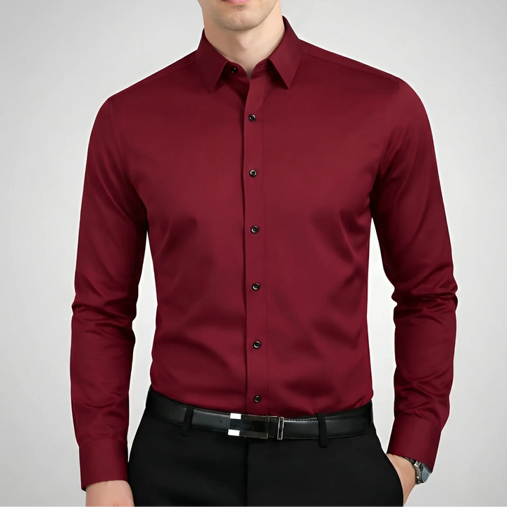 Strexivo - 4-Way Stretch Long-Sleeve Dress Shirt