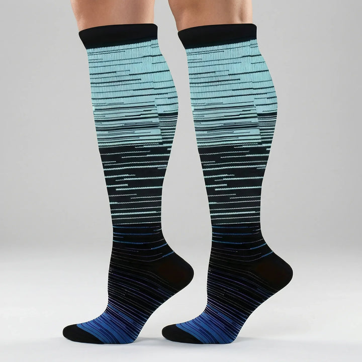 Stridelix - Crew-Height Unisex Compression Socks