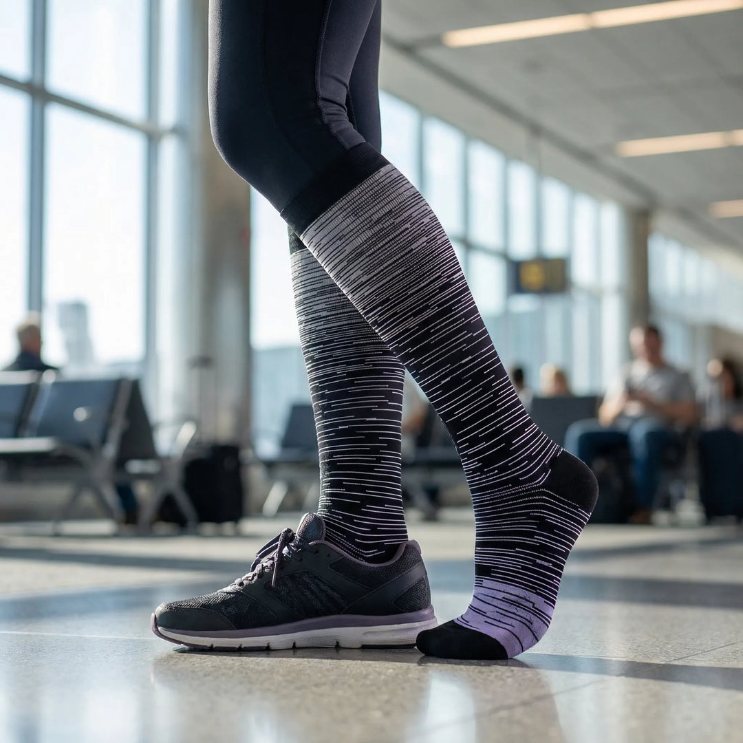 Stridelix - Crew-Height Unisex Compression Socks