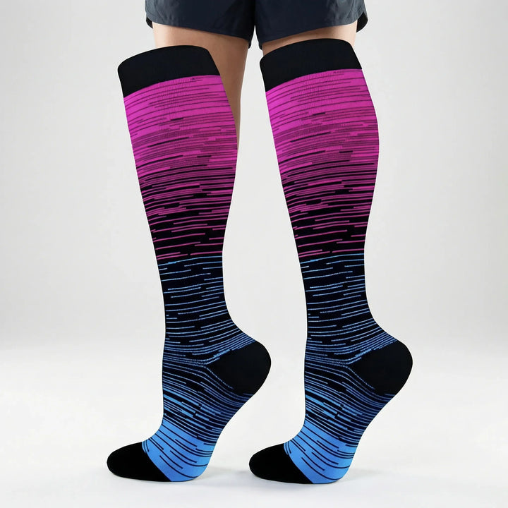 Stridelix - Crew-Height Unisex Compression Socks
