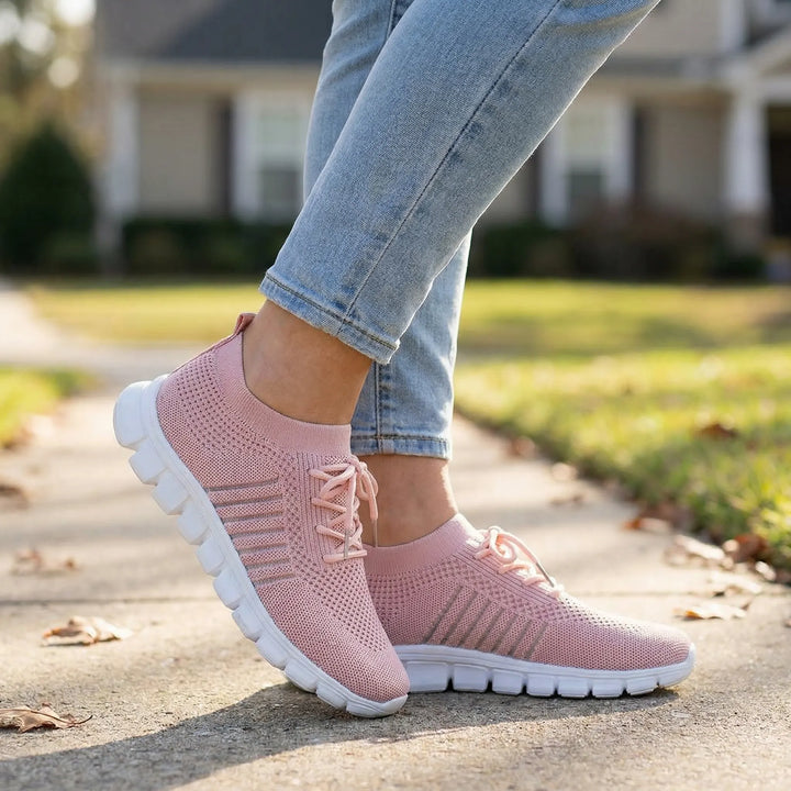 Stridella - Lace-Up Orthopedic Women's Sneaker