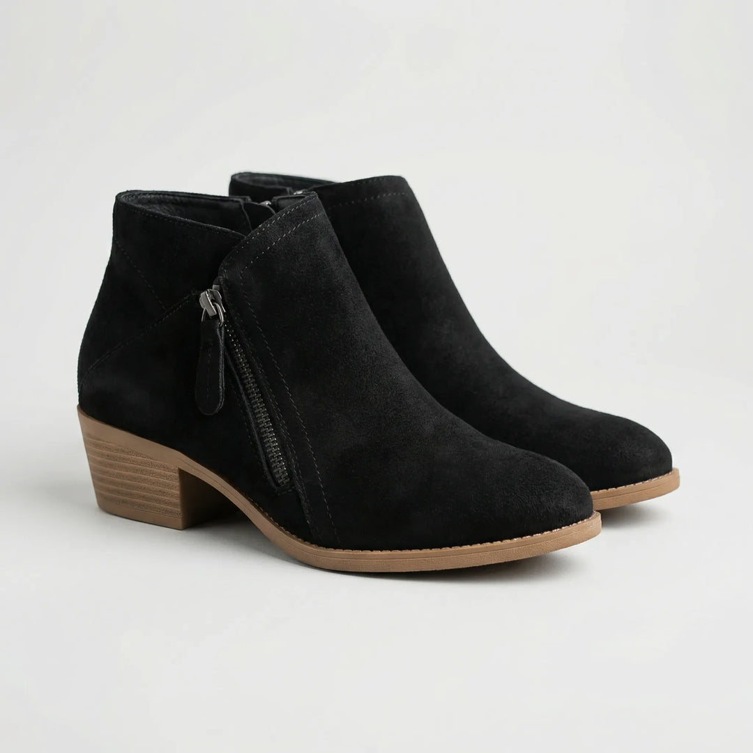 Stridella - Low Block Heel Ankle Boot