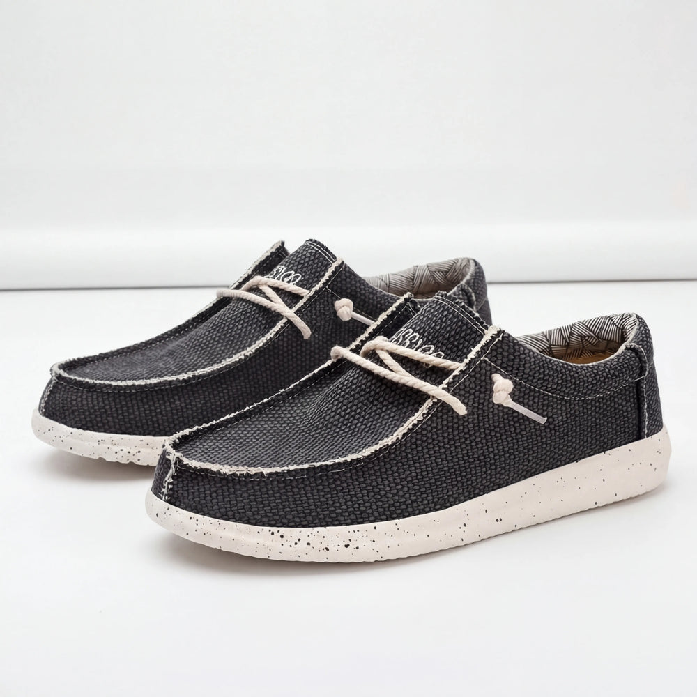 Stridoux - Low-Cut Lace-Up Casual Sneaker