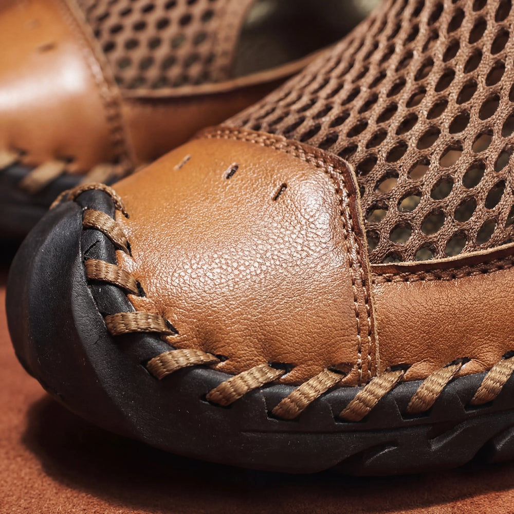 Stridven - Breathable Mesh Closed-Toe Sandal