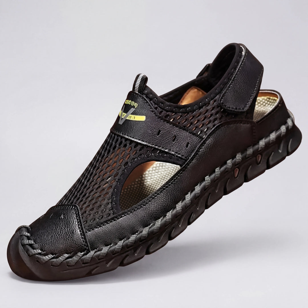 Stridven - Breathable Mesh Closed-Toe Sandal
