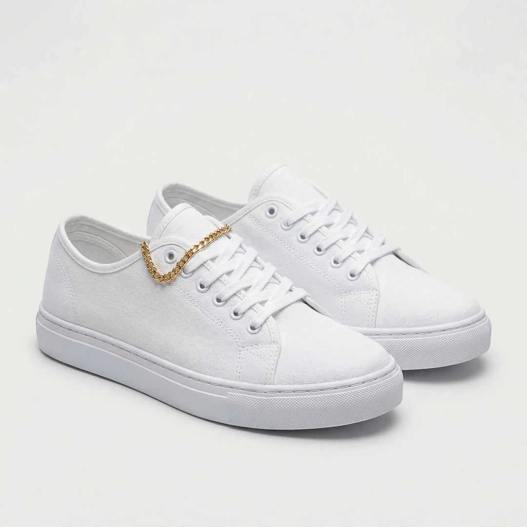 Strivelle - Lace-Up Flatform Women's Sneaker