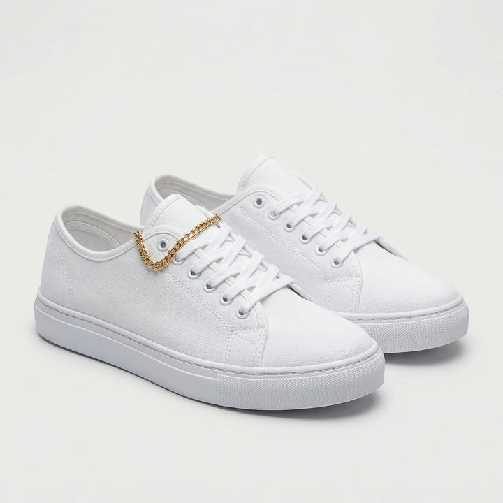 Strivelle - Lace-Up Flatform Women's Sneaker