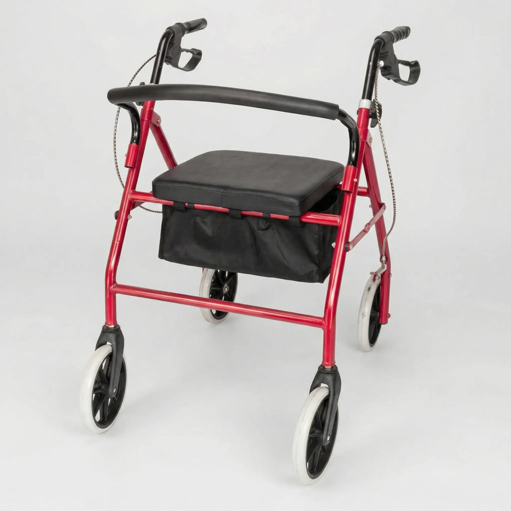 Strollex - 4-Wheel Rollator Walker With Seat