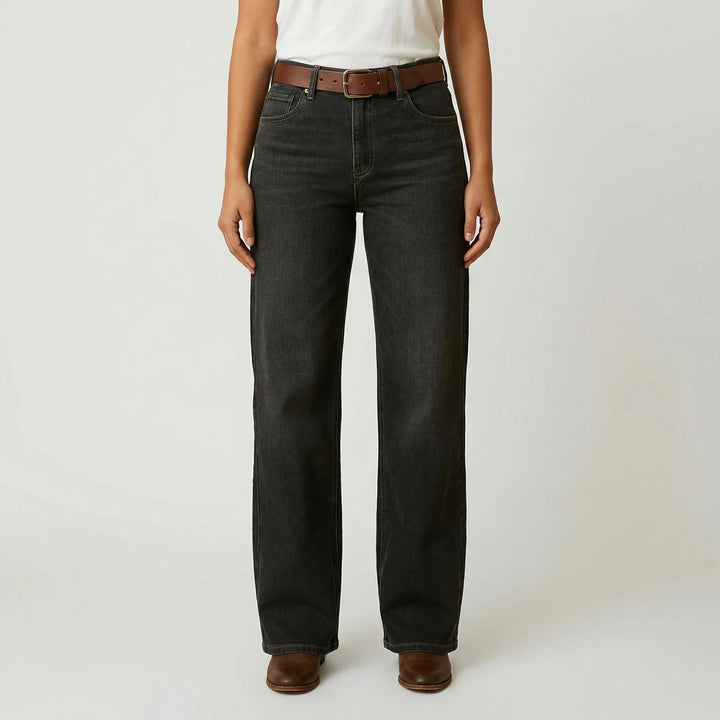 Strolvex - Wide-Leg Straight Cut Women's Pants