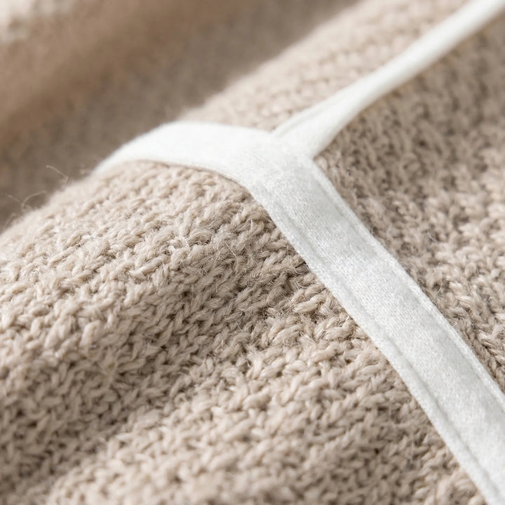 Struxe - Oversized Colorblock Knit Pullover