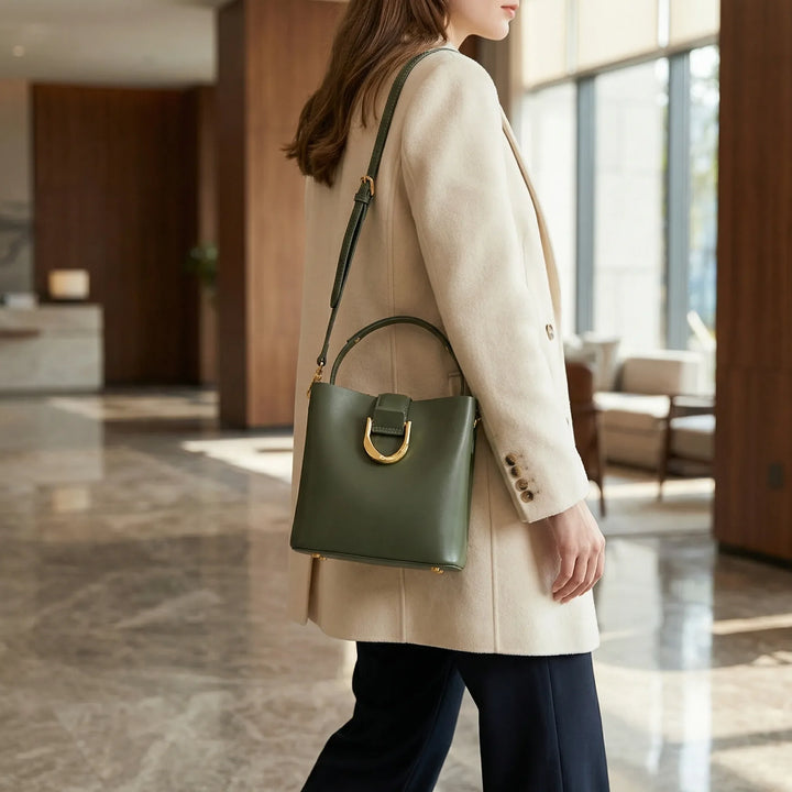 Struxelle - Structured Bucket Shoulder Handbag
