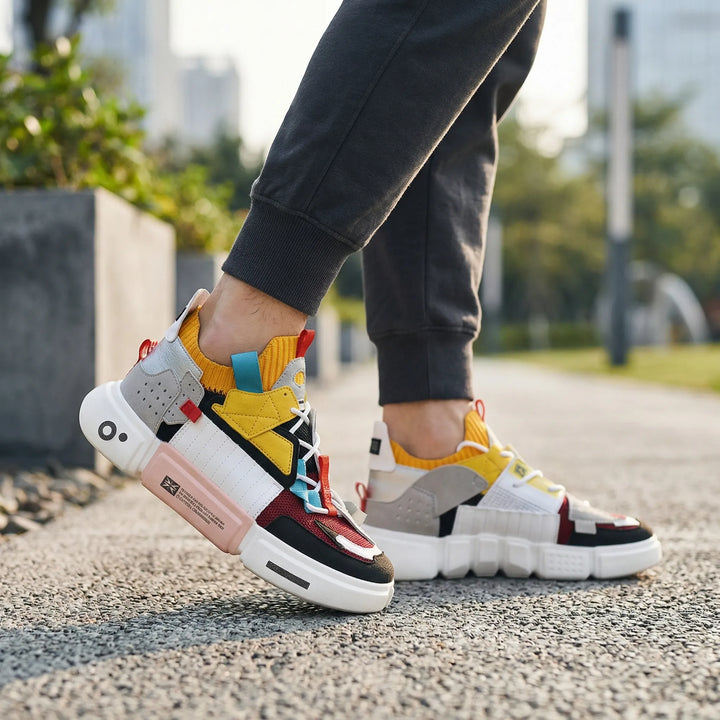 Struxlo - Chunky Sole Lace-Up Sneaker