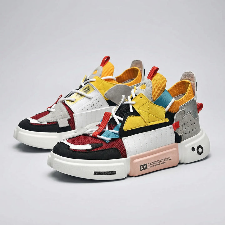 Struxlo - Chunky Sole Lace-Up Sneaker