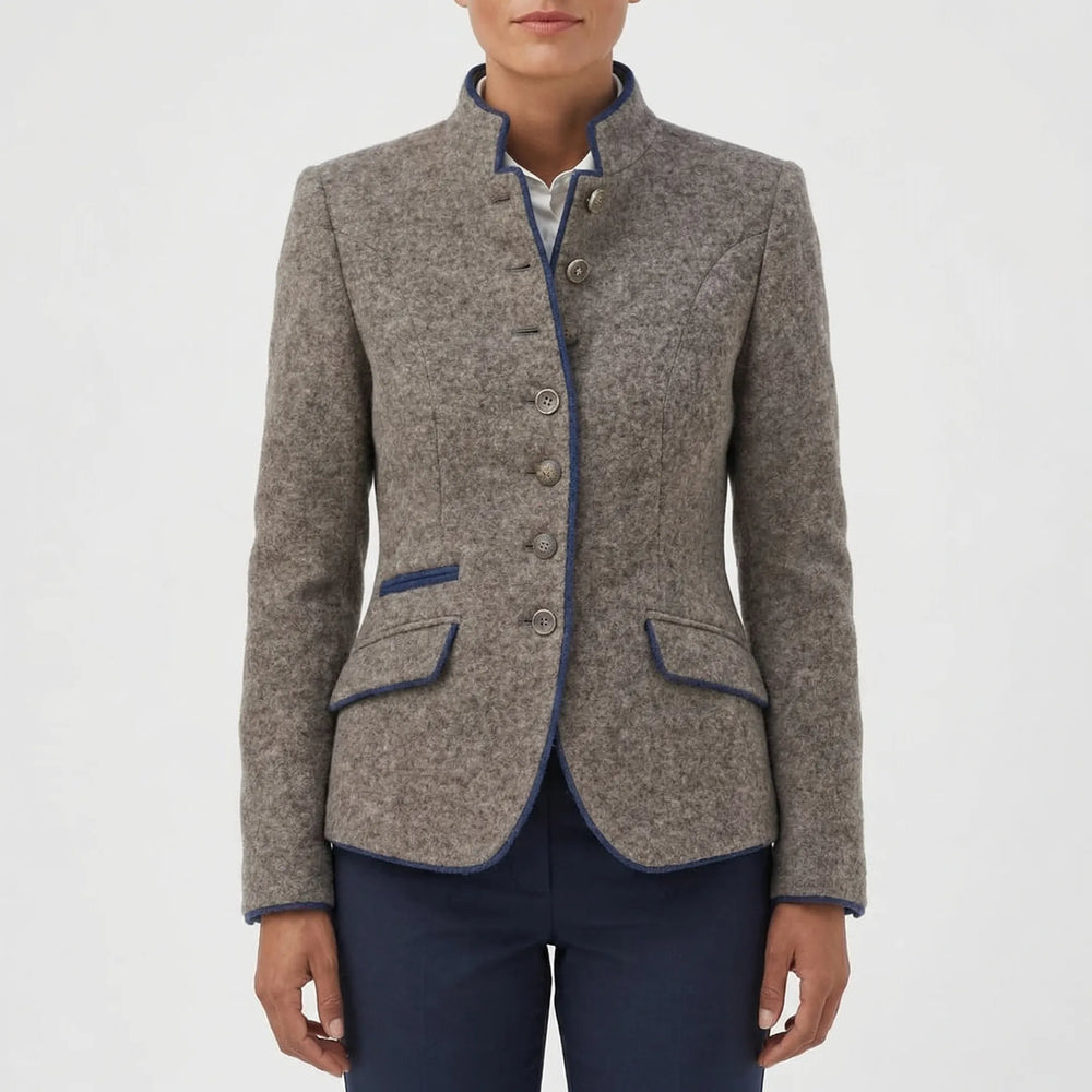 Struxton - Structured Button-Front Women's Blazer